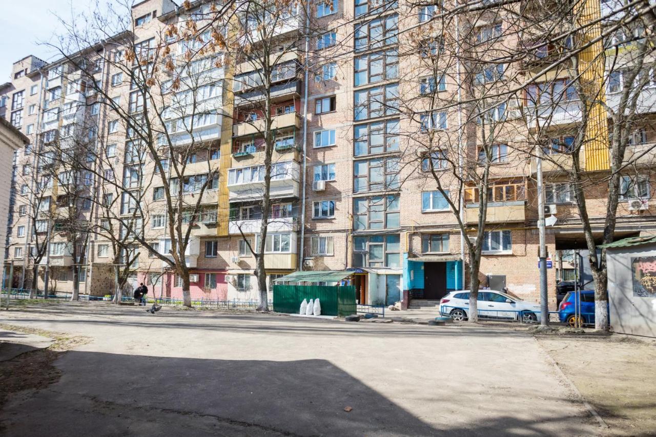 Apartment Near Metro Pecherskaya Kiev Exterior foto